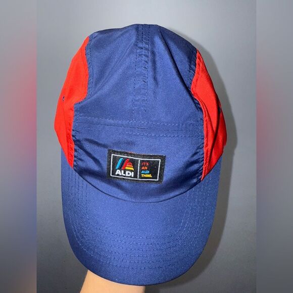 Aldi Gear Blue and Red Men's Cap One Size NWOT - Picture 3 of 6